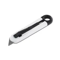 Cutter Plastique Sécurisé à Lame Auto-Retractable - Objet Publicitaire Personnalisable pour Bureau Matières : coton Taille texti 2