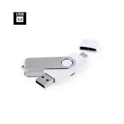 Clé USB Personnalisée Pratique et Élégante 16GB Ladny Matières : coton Taille textile : M Couleurs : jaune 2