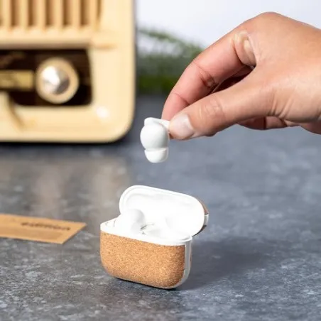 Écouteurs Bluetooth® Personnalisés Écologiques - Exclusivité Audio Crawly à Prix Réduit Matières : coton Taille textile : M Coul