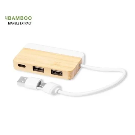 Port USB Layais en Bambou - Écologique et Pratique
