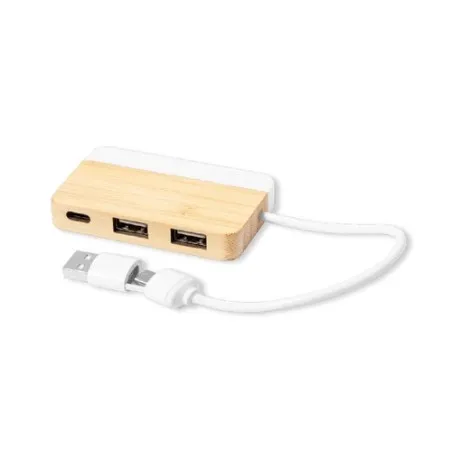 Port USB Layais en Bambou - Écologique et Pratique