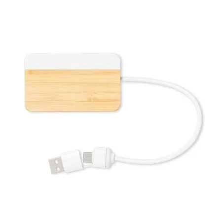 Port USB Layais en Bambou - Écologique et Pratique