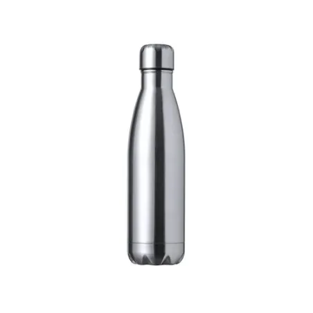 Bidon Isotherme Personnalisé 550ml Écologique Liyar Matières : coton Taille textile : M Couleurs : gris marquage laser ultra pré