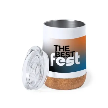 Verre Thermique Personnalisé pour Sublimation - Barker Matières : coton Taille textile : M Couleurs : bleu marine cadeau entrepr