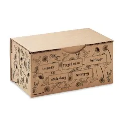 Kit de Culture de Fleurs Écologique Personnalisé - FLOWERS Matières : coton Taille textile : XS Couleurs : orange 2