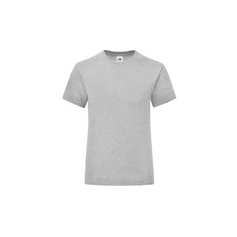 T-Shirt Enfant Personnalisé Couleur Iconic pas cher Fruit Of The Loom Matières : bambou Couleurs : rouge goodies personnalisé en