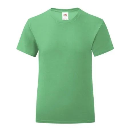 T-Shirt Enfant Personnalisé Couleur Iconic pas cher Fruit Of The Loom Taille textile : L Couleurs : bleu Matières : polyester re
