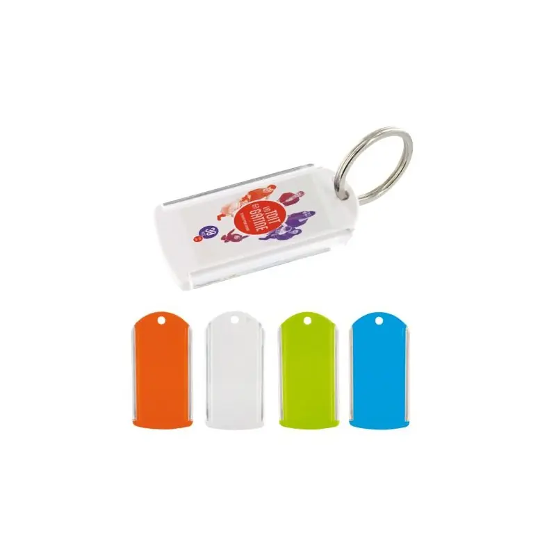 Porte-Clés Personnalisé Gratte-Jeux avec Anneau de 25 mm - Objets Publicitaires Amusants Matières : coton Taille textile : XL Co