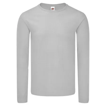 T-Shirt Long Sleeve Adulte en Coton Personnalisé Couleur Iconic Couleurs : noir impression logo haute qualité