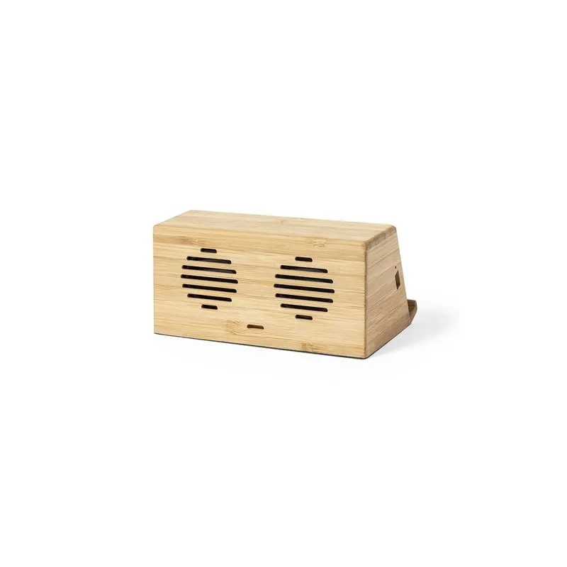 Haut-Parleur Écologique Publicitaire Chargeur - Zaphir Matières : silicone Couleurs : rouge personnalisable avec votre logo