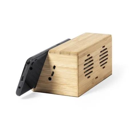 Haut-Parleur Écologique Publicitaire Chargeur - Zaphir Matières : silicone Couleurs : rouge personnalisation rapide en France