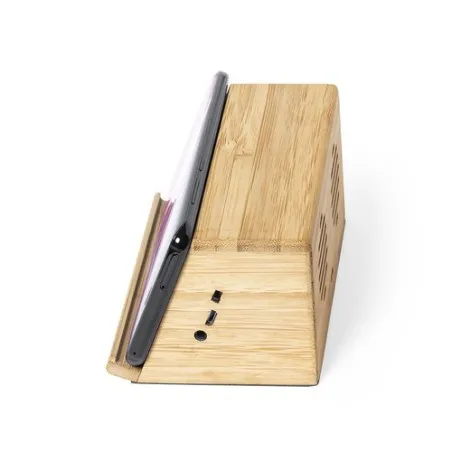 Haut-Parleur Écologique Publicitaire Chargeur - Zaphir Matières : silicone Couleurs : rouge accessoire événementiel unique