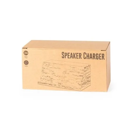 Haut-Parleur Écologique Publicitaire Chargeur - Zaphir Matières : silicone Couleurs : rouge goodies entreprise design