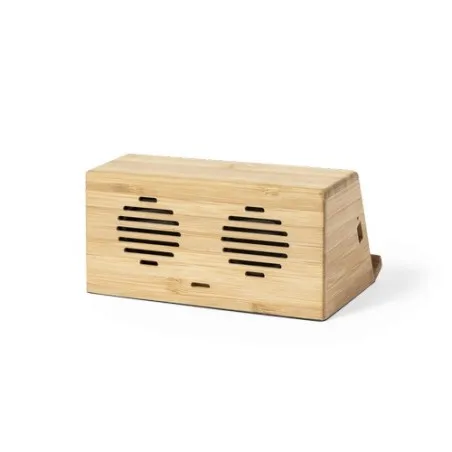 Haut-Parleur Écologique Publicitaire Chargeur - Zaphir Matières : silicone Couleurs : rouge impression logo haute qualité