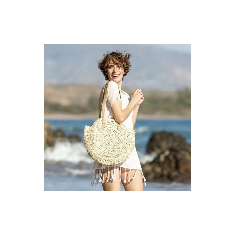 Sac de Plage Personnalisé Mandy Matières : silicone Couleurs : bleu impression haute définition