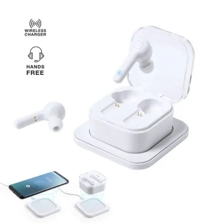 Écouteurs Bluetooth Personnalisés Haute Technologie - Benyer Couleurs : bleu personnalisable avec votre logo