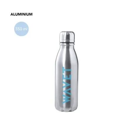 Gourde Écologique Personnalisée 550ml Bidon Raican Couleurs : bleu clair impression logo haute qualité