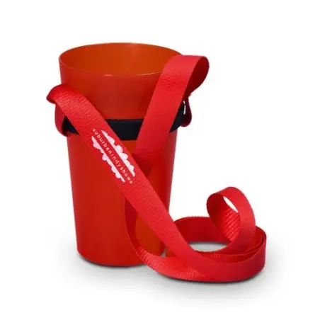 Porte Gobelet Pratique avec Lanyard Personnalisable