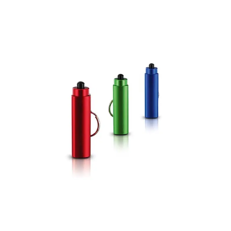 Porte-Clés Pratique en Métal avec Mousqueton et 3 LEDs - Personnalisé Matières : coton Taille textile : M Couleurs : écru goodie