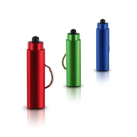 Porte-Clés Pratique en Métal avec Mousqueton et 3 LEDs - Personnalisé Matières : coton Taille textile : M Couleurs : écru goodie