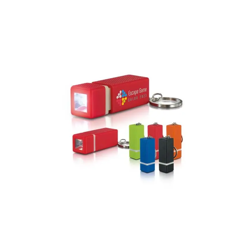 Porte-clés Lampe LED 1 Personnalisée - Objets Publicitaires Uniques Matières : coton Taille textile : 3XL Couleurs : french navy