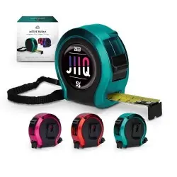 Mètre ruban jaune 5 m x 19 mm en coque plastique - Mesure Matières : coton Taille textile : XXL Couleurs : bleu aqua 2