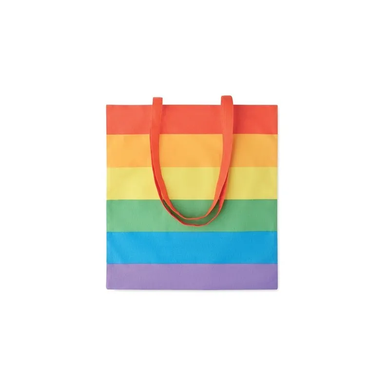 Sac shopping écologique en coton 200 gr/m² Borealis Matières : coton Taille textile : XXL Couleurs : gris chiné