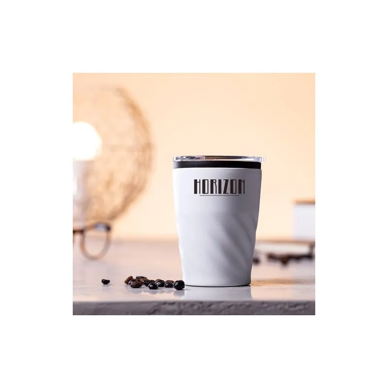 Verre isotherme personnalisé pour entreprise - Modèle Ripon Couleurs : jaune accessoire événementiel unique