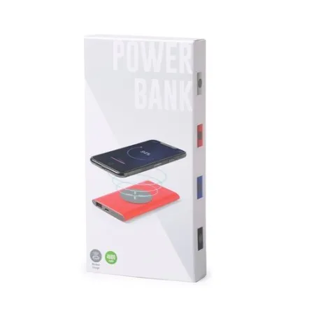 Batterie externe personnalisée 4000 mAh pas cher Tikur Couleurs : rouge cadeau affaires élégant