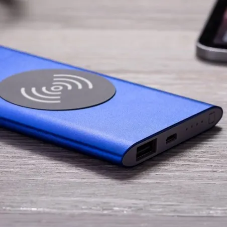 Batterie externe personnalisée 4000 mAh pas cher Tikur Couleurs : vert marquage couleur éclatante