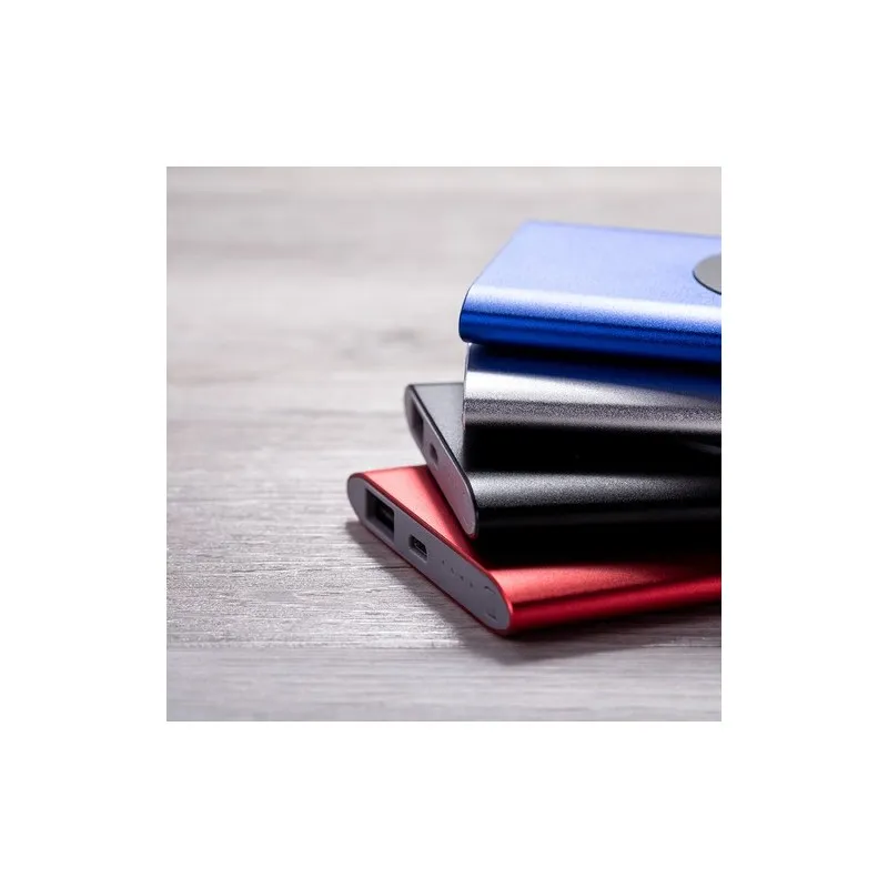 Batterie externe personnalisée 4000 mAh pas cher Tikur Couleurs : vert cadeau affaires élégant