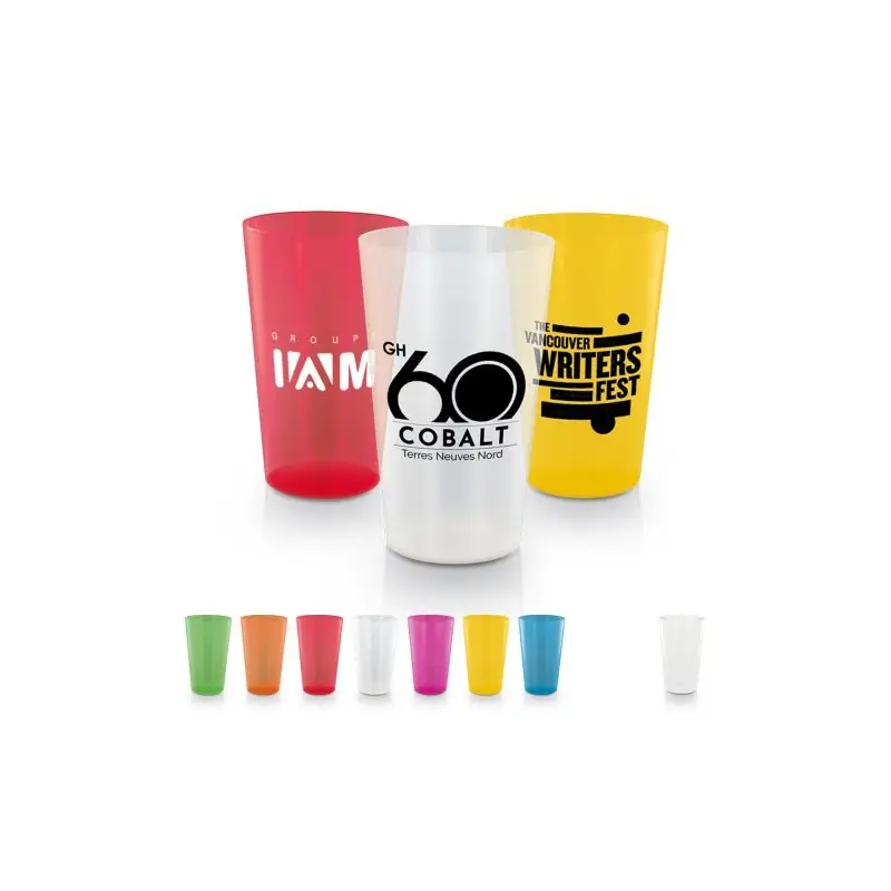 Gobelet Réutilisable Écologique 60 cl - Pratique et Personnalisé Ras Bord Matières : coton Taille textile : M Couleurs : gris ch