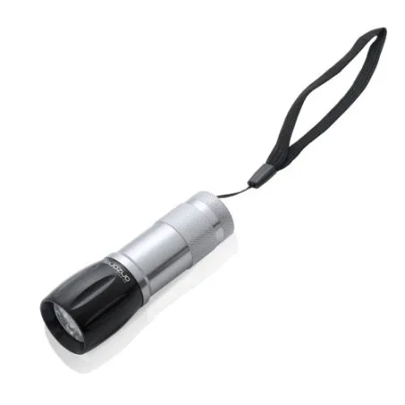 Lampe Torche Portable Personnalisée Économique Lumosh Matières : polyester Couleurs : vert marquage laser ultra précis