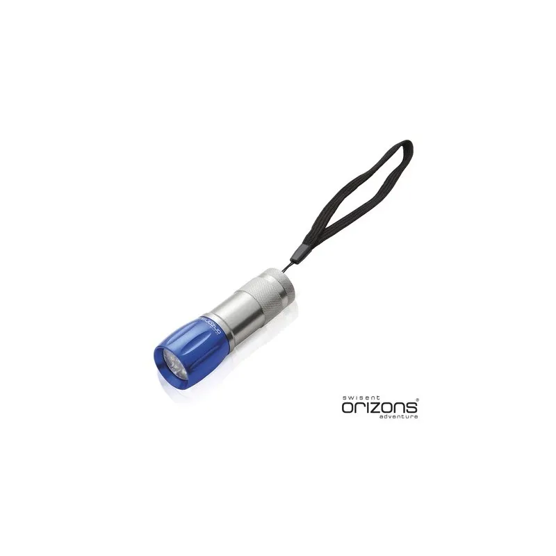 Lampe Torche Portable Personnalisée Économique Lumosh Matières : polyester Couleurs : rouge impression logo haute qualité