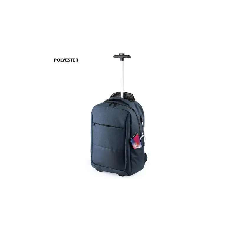 Sac à Dos Trolley Polyvalent et Chic Personnalisé Haltrix Matières : microfibre Couleurs : rouge goodies publicitaire événementi