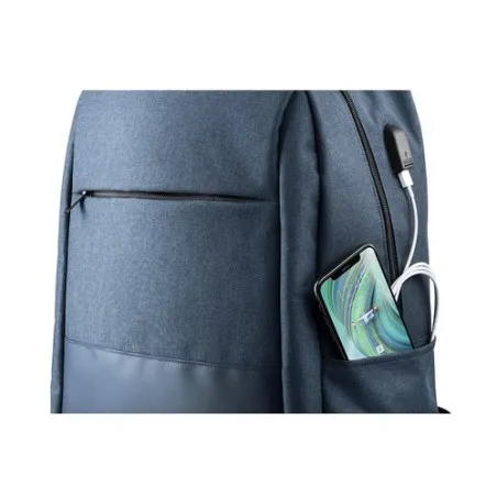 Sac à Dos Trolley Polyvalent et Chic Personnalisé Haltrix Matières : microfibre Couleurs : rouge marquage couleur éclatante