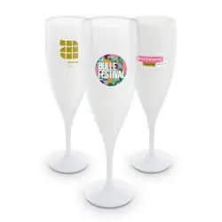 Flûte à Champagne Plastique Réutilisable 14 cl 2