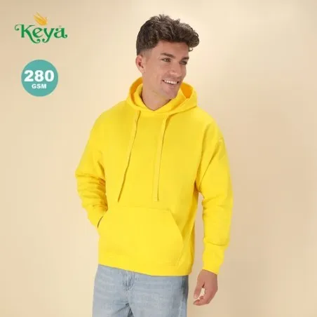 Sweat-Shirt à Capuche Adulte Personnalisé Confortable Stylé SWP280 "keya" Matières : métal Couleurs : argenté impression logo ha