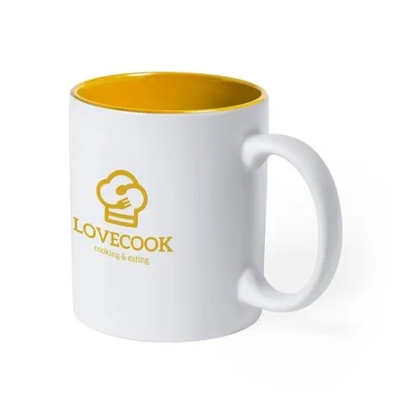 Tasse Personnalisée Écologique pour Cadeau d'Entreprise Kulmer Matières : aluminium Couleurs : jaune cadeau entreprise pas cher