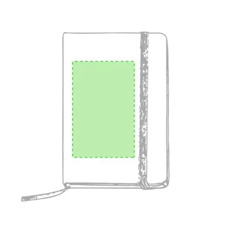 Bloc Notes Personnalisé en Papeterie - Kaffol Matières : silicone Couleurs : bleu personnalisable avec votre logo