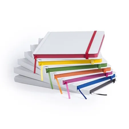 Bloc Notes Personnalisé en Papeterie - Kaffol Matières : silicone Couleurs : rouge personnalisable avec votre logo