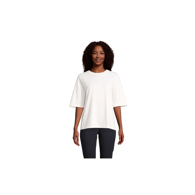 T-Shirt Oversize Personnalisé Femme BOXY WOMEN Taille textile : S Couleurs : french navy impression haute définition
