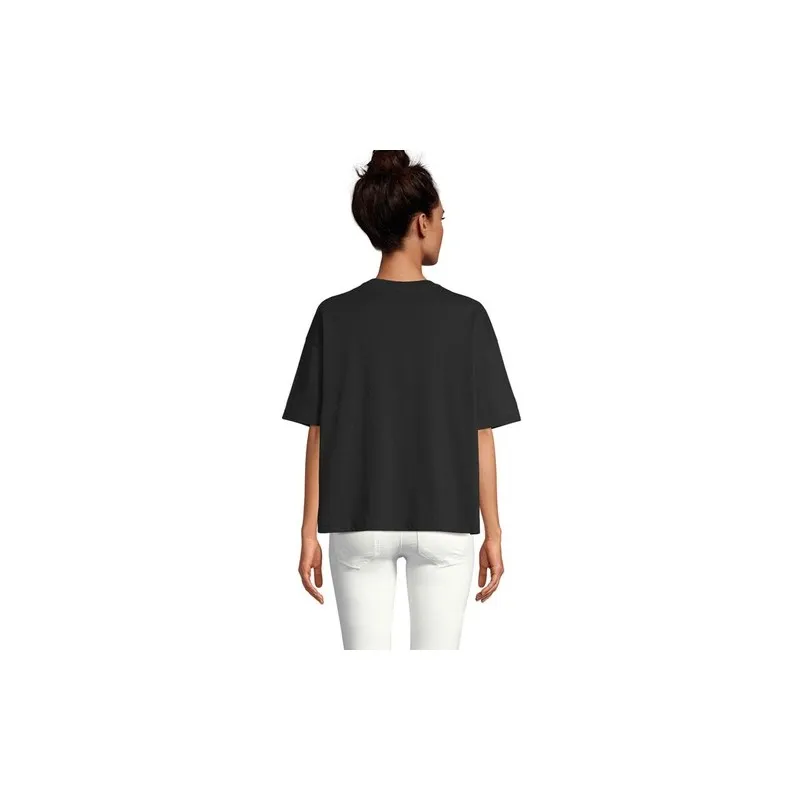 T-Shirt Oversize Personnalisé Femme BOXY WOMEN Taille textile : 4XL Couleurs : blanc pur livraison express 24h 48h