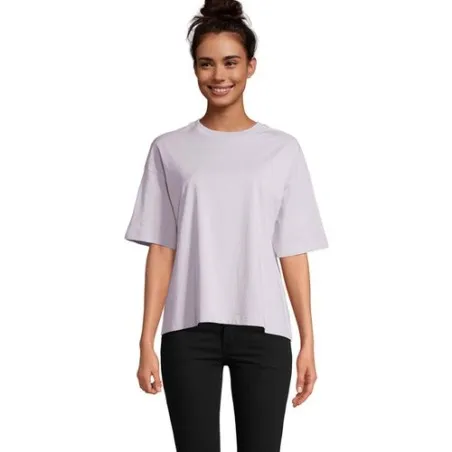 T-Shirt Oversize Personnalisé Femme BOXY WOMEN Taille textile : M Couleurs : blanc pur