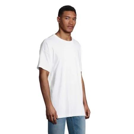 T-Shirt Oversize Personnalisé pas cher BOXY MEN Matières : coton Taille textile : 3XL Couleurs : bleu denim personnalisation rap