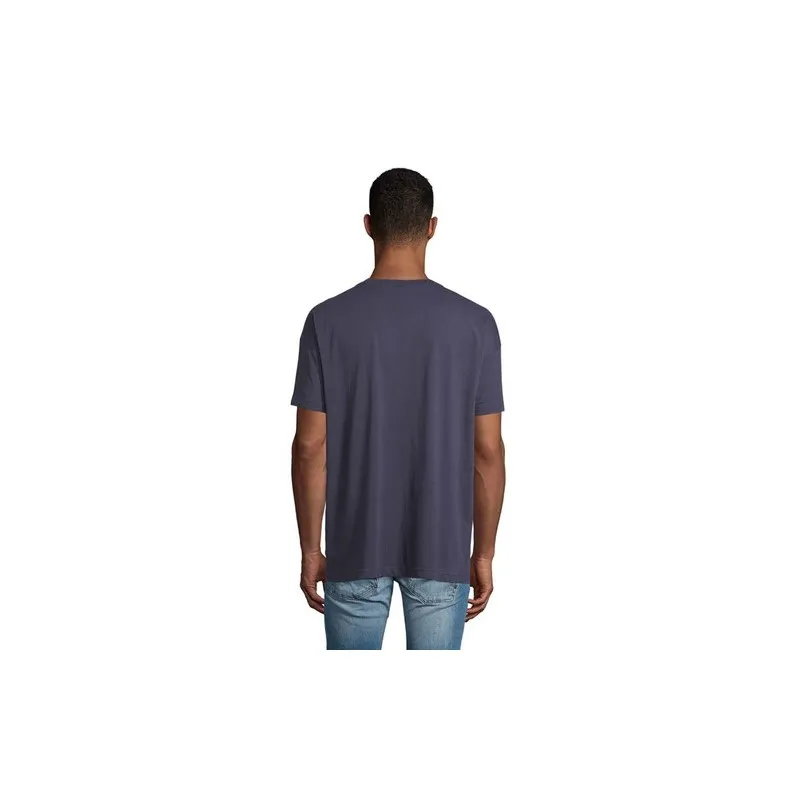 T-Shirt Oversize Personnalisé pas cher BOXY MEN Matières : coton Taille textile : L Couleurs : gris foncé goodies publicitaire é