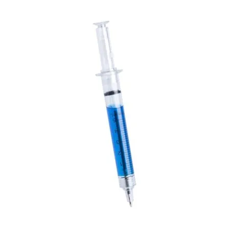Stylo publicitaire unique Medic Couleurs : bleu clair marquage laser ultra précis
