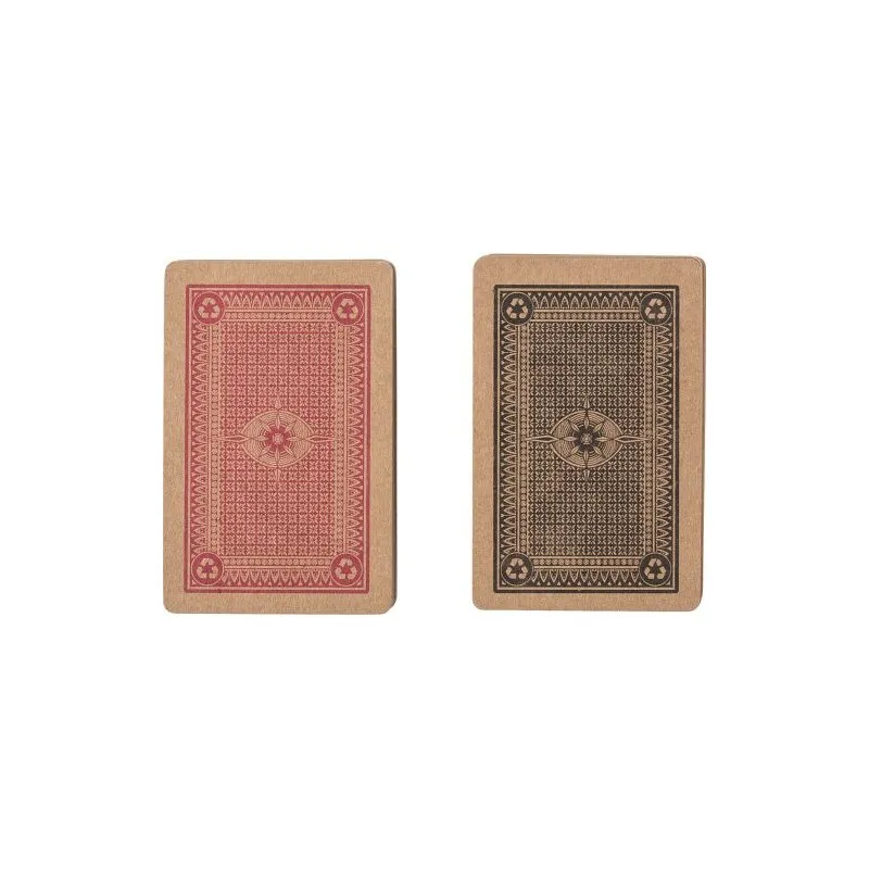Set de 2 jeux de cartes en carton recyclé Arwen