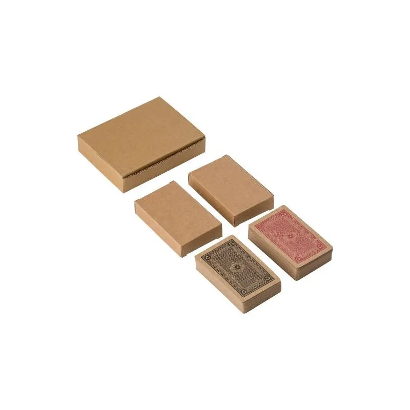 Set de 2 jeux de cartes en carton recyclé Arwen