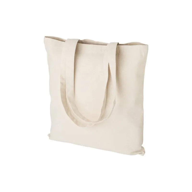 Sac shopping écologique en coton recyclé 280g/m² - Marty Matières : polyester Taille textile : M Couleurs : bleu marine cadeau e